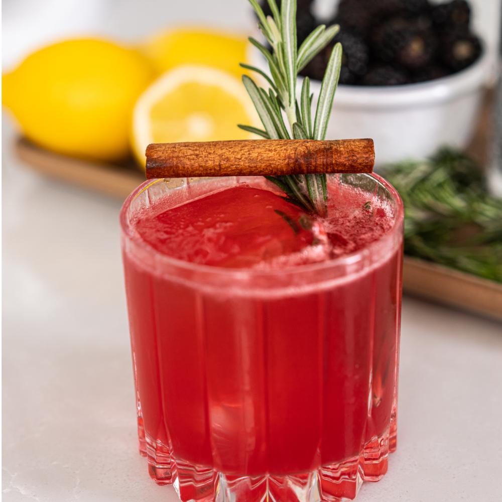 Blackberry Whiskey Sour recipe