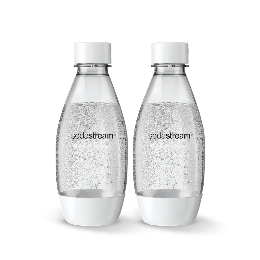 0.5 L White Bottles Twin Pack