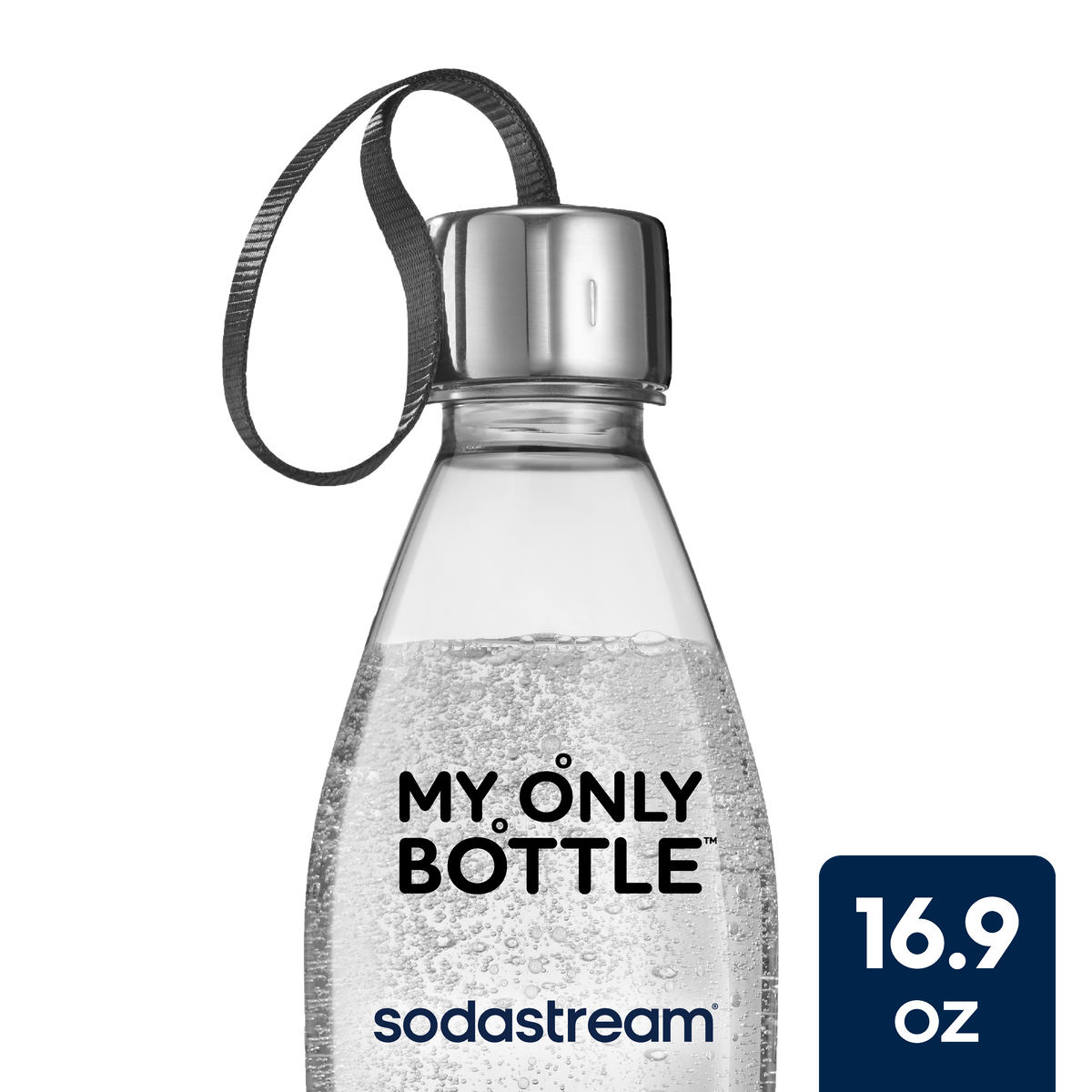 0.5 Liter Black My Only Bottle - Dishwasher Safe – SodaStream 0.5 Liter Black My Only Bottle - Dishwasher Safe – SodaStream