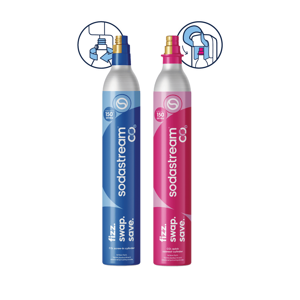Buy a SodaStream Spare 60L CO2 gas cylinder (Carbonator)
