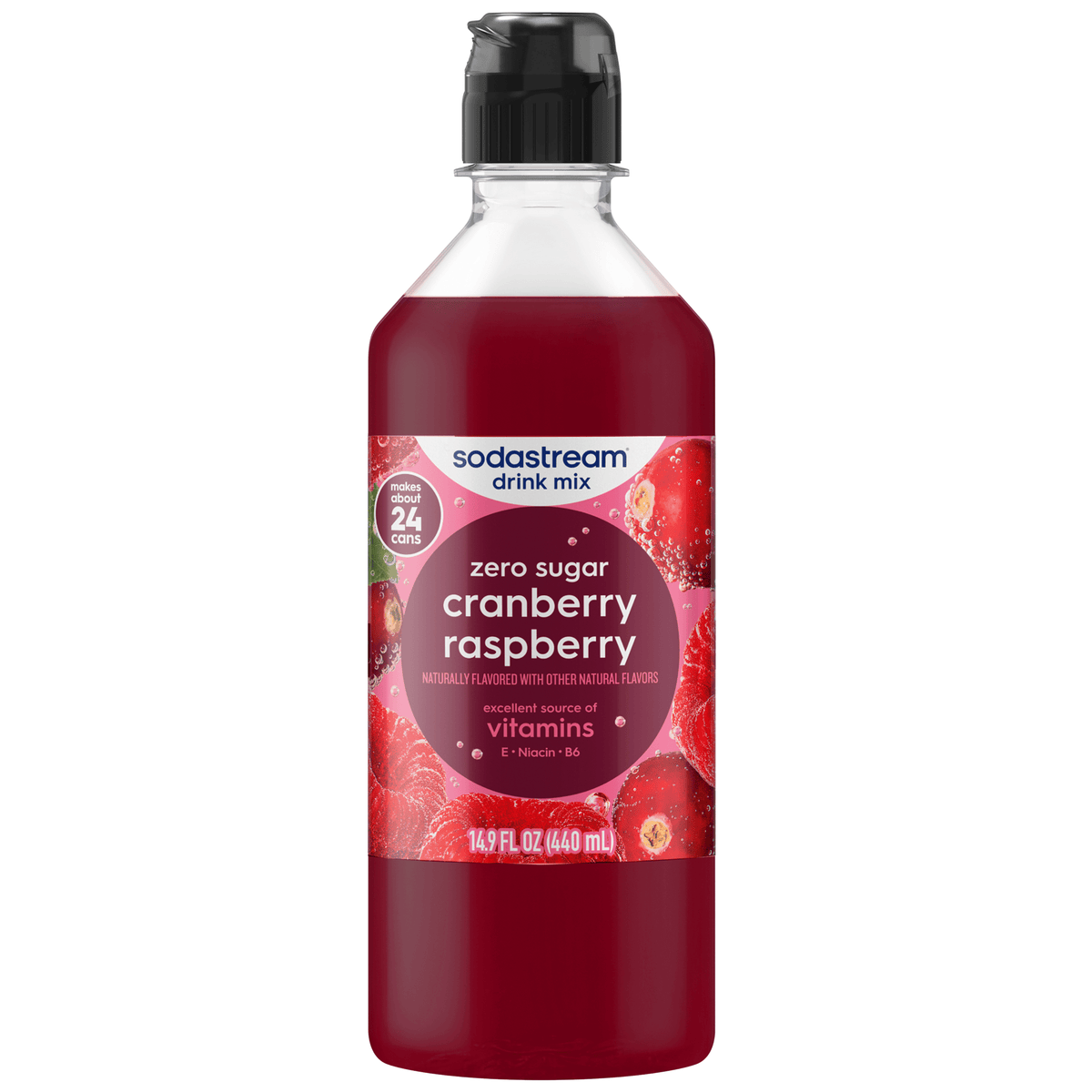 Cranberry Raspberry Zero Calorie Syrup Flavor Mix – SodaStream