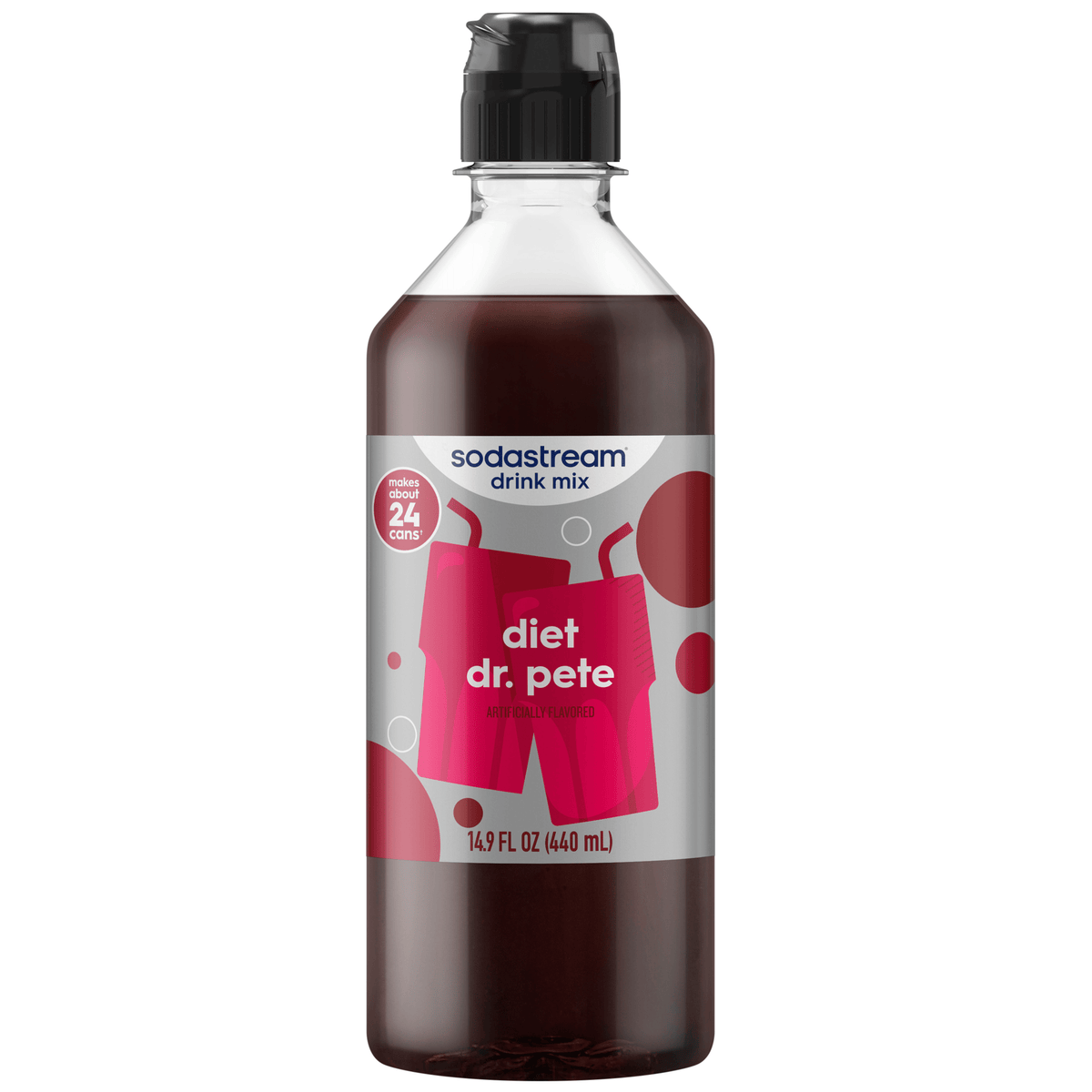 Diet Dr. Pete Flavored Soda Syrup Drink Mix - SodaStream