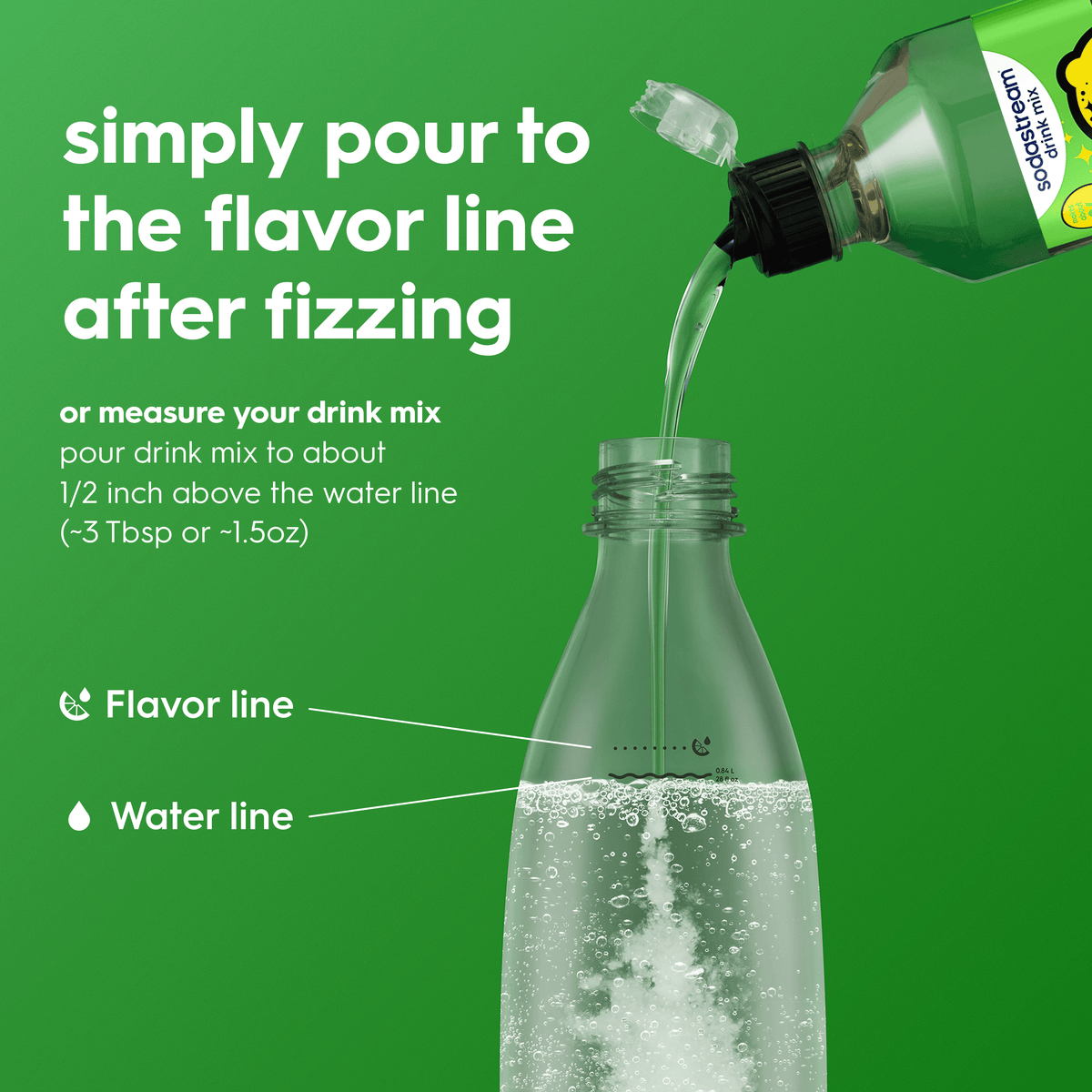 SodaStream STARRY® Zero Sugar Lemon Lime Soda Drink Mix