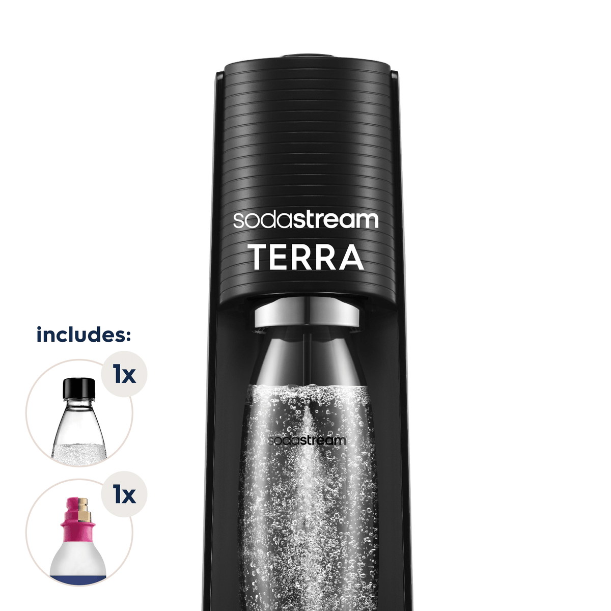 SodaStream Terra Sparkling Water Maker + (Quick Connect cqc bundle) SodaStream Terra Sparkling Water Maker + (Quick Connect cqc bundle)