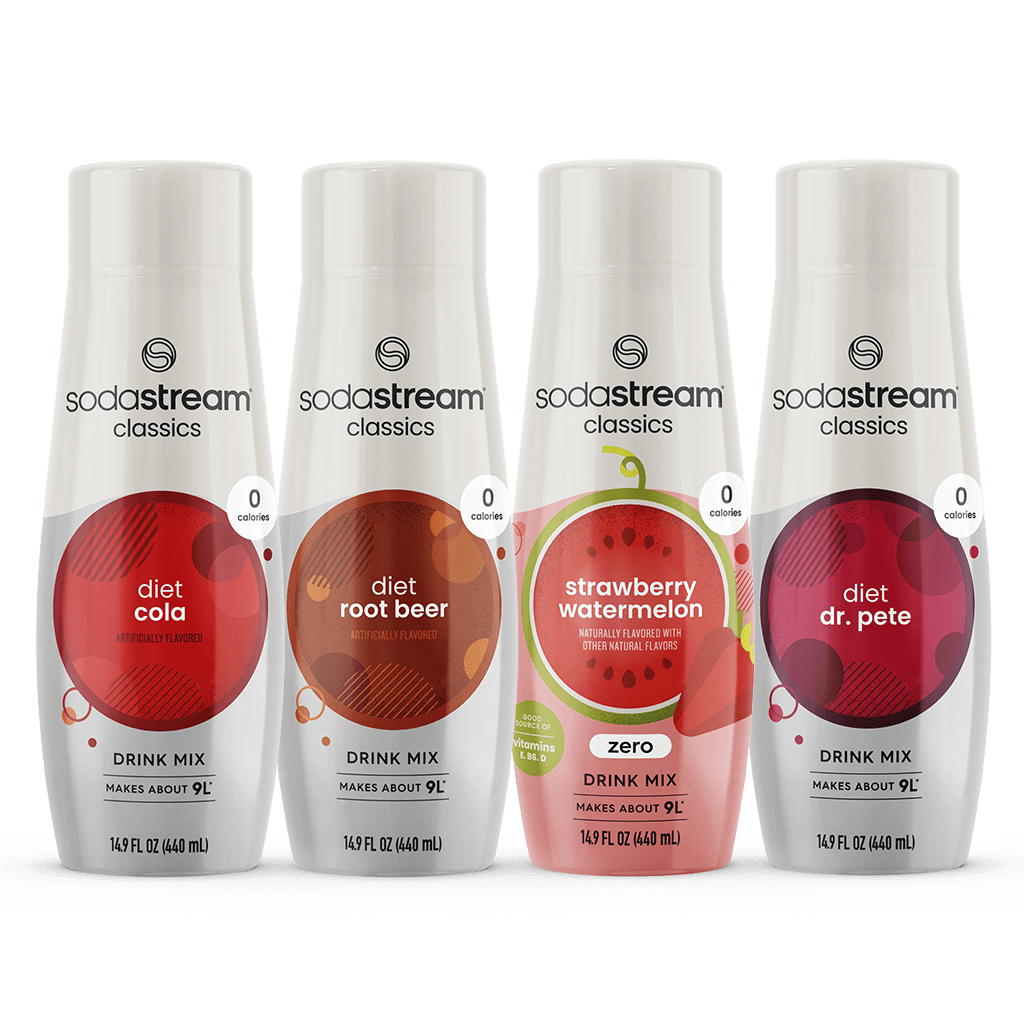 SodaStream Diet Fountain Variety Pack - Syrup Drink Mix