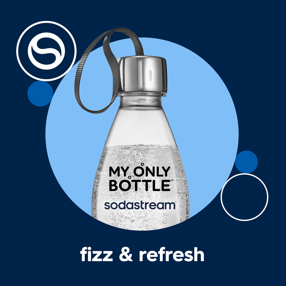 Sodastream My Only Bottle Loop Cap Black 16.9 oz