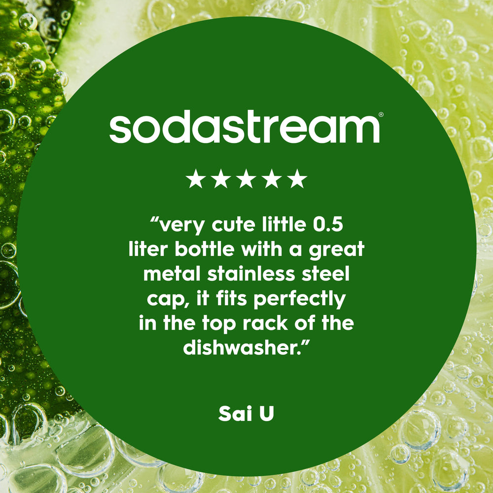 Sodastream My Only Bottle Loop Cap Black 16.9 oz