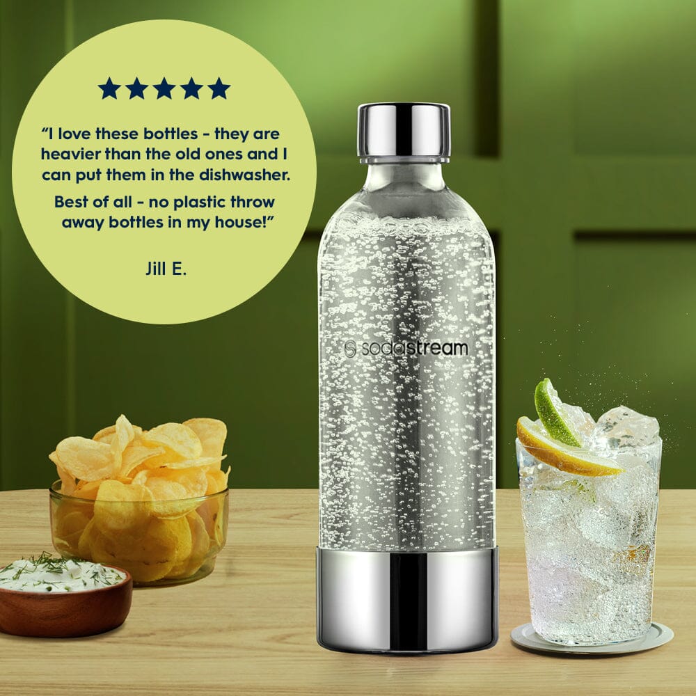 SodaStream Enso 1L metal carbonating bottle