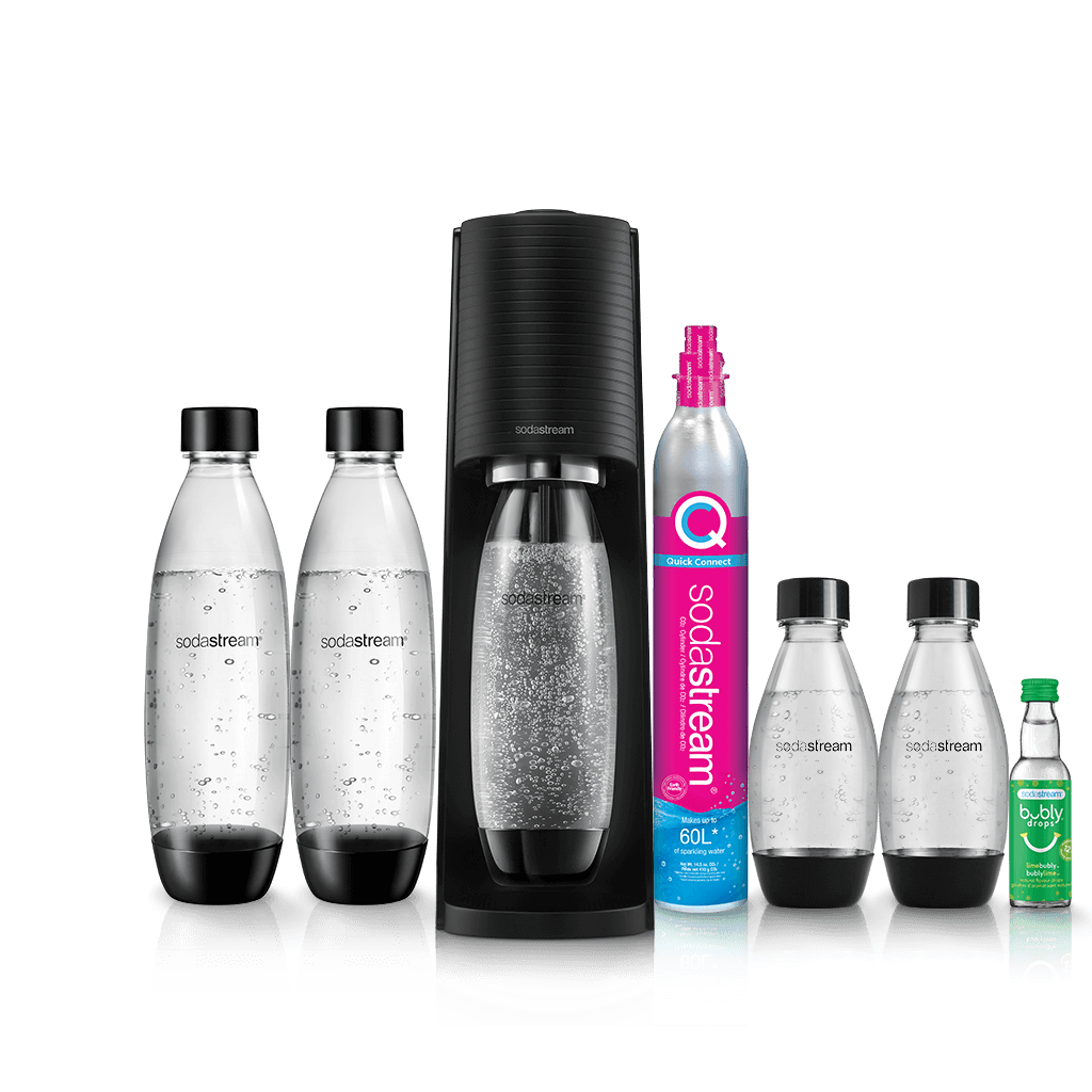 SodaStream Terra Sparkling Water Maker + (Quick Connect cqc bundle)