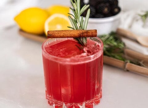 Blackberry Whiskey Sour