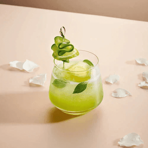 Cucumber Elderflower Gin Fizz