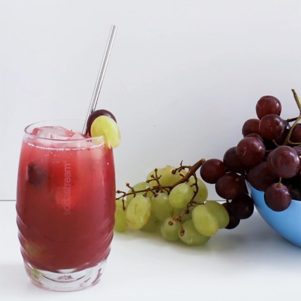 grape sparkling water Drink recipe