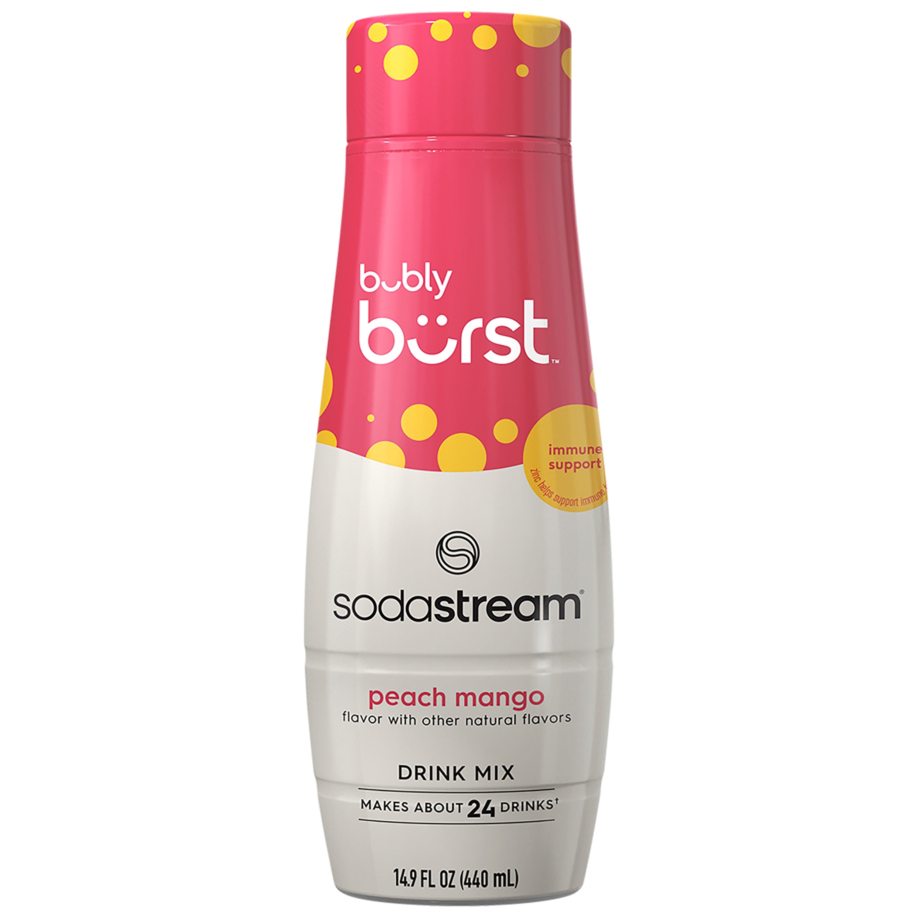 SodaStream® bubly burst Peach Mango Flavor Mix sodastream