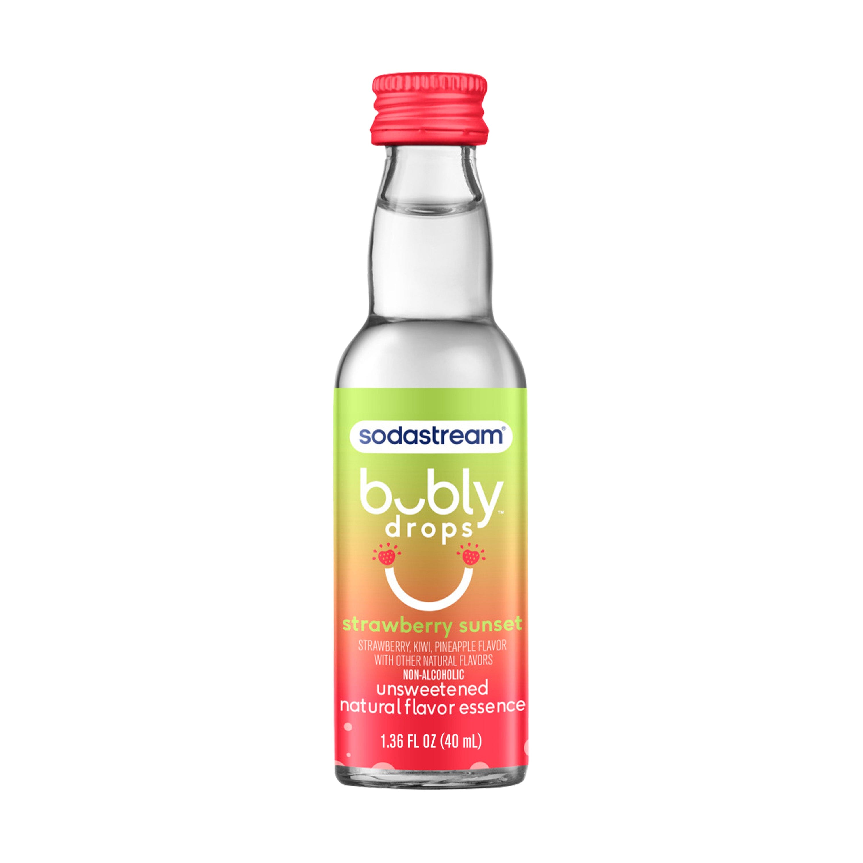 Sodastream bubly drops® Strawberry Sunset Natural Flavor Essence 40ml sodastream