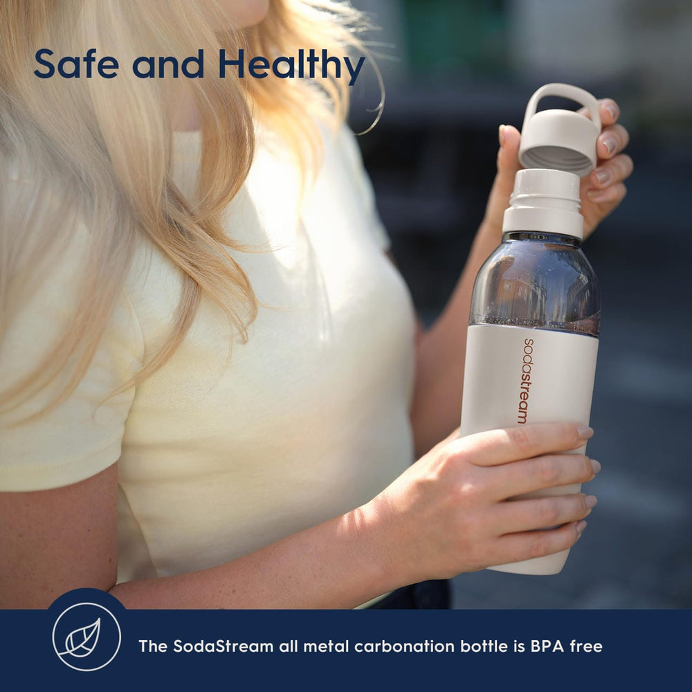 SodaStream® Fizz & Go Easy Mix Carbonating Bottle - Sand