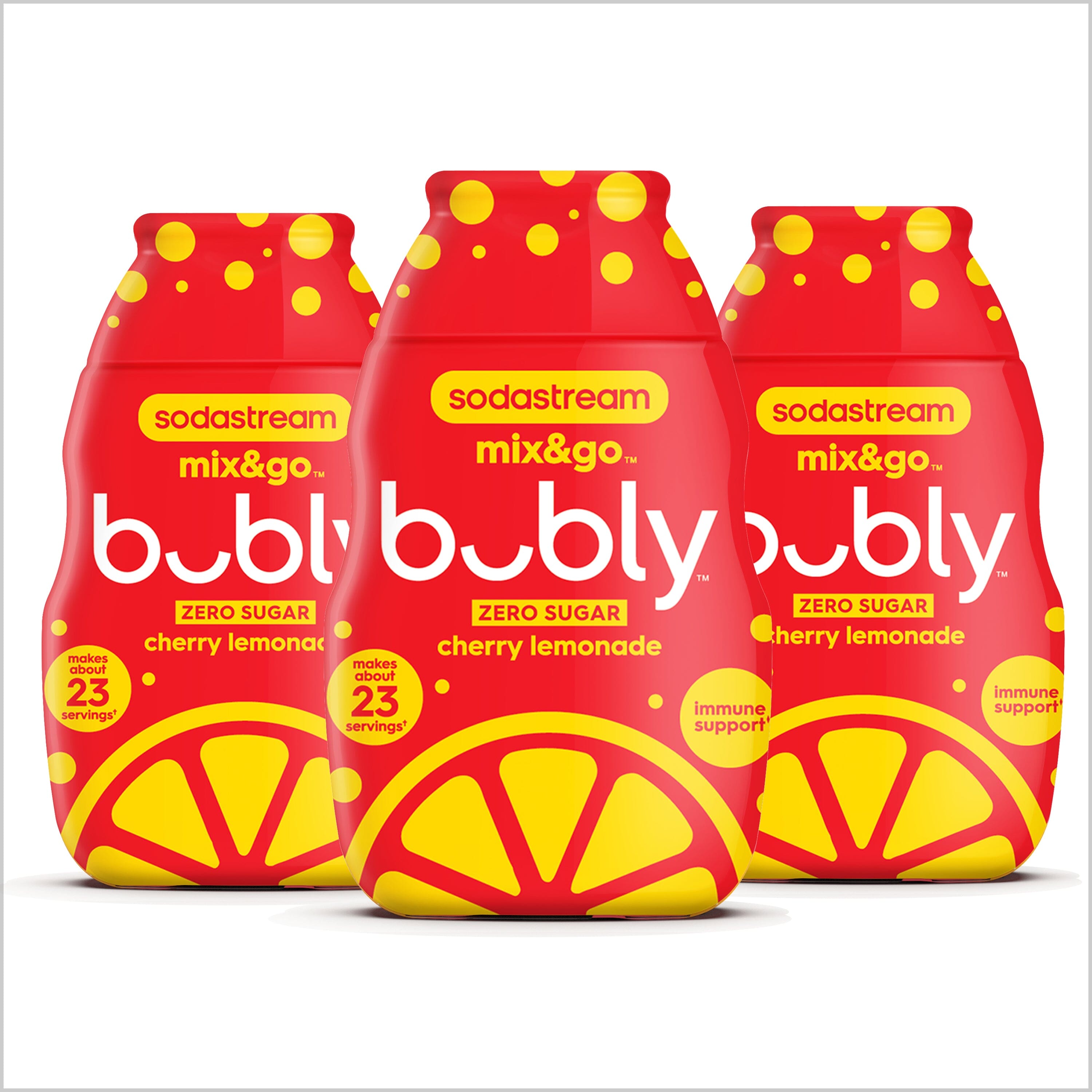 Bubly squeeze Cherry Lemonade 3pk sodastream