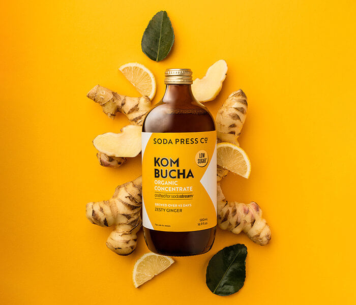 Soda Press Zesty Ginger Kombucha