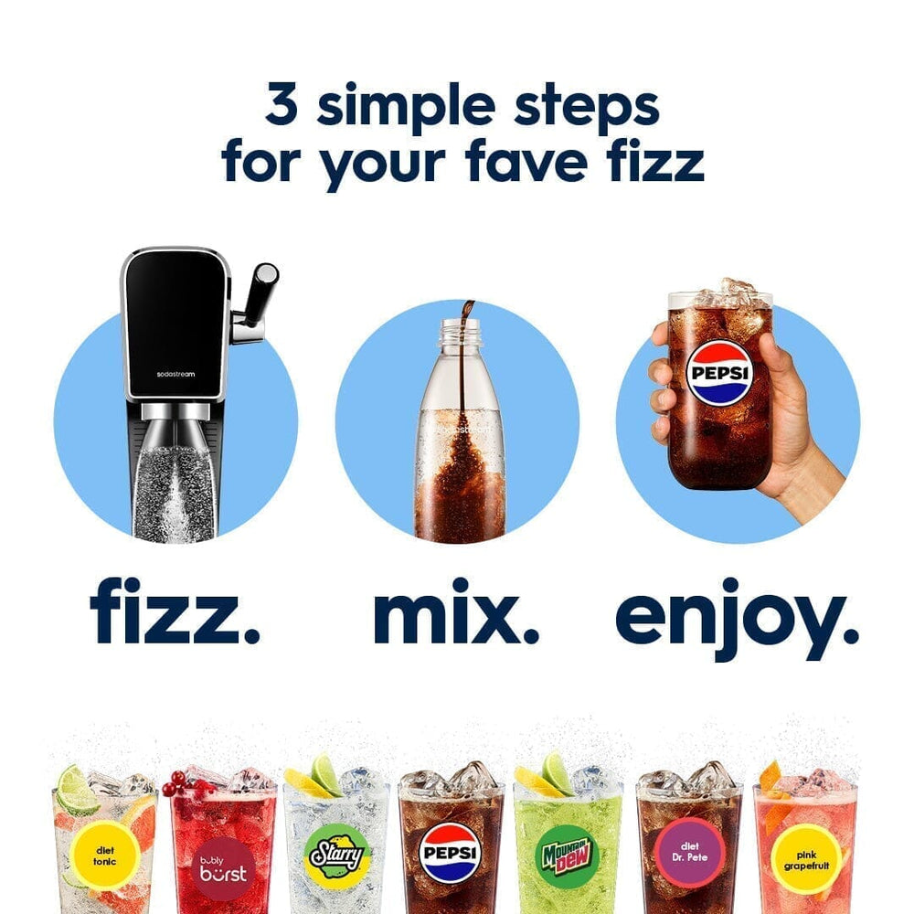 Sodastream Sparkling Water Bottle Twin Pack White 16.9 oz