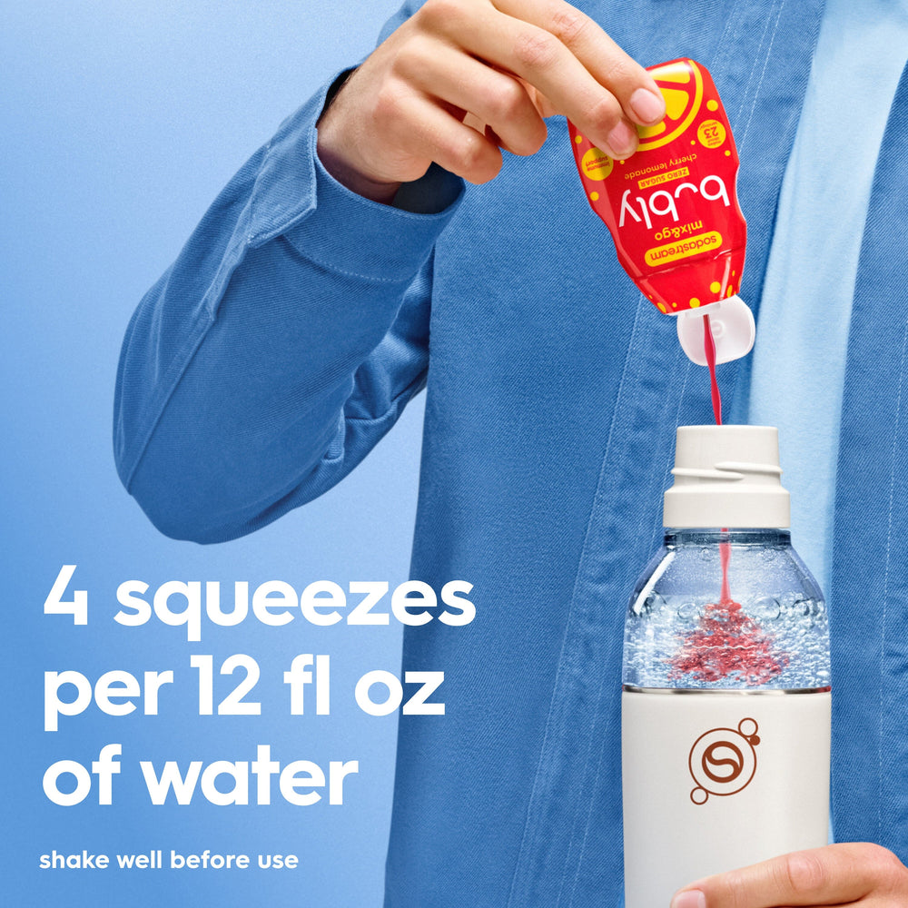 Sodastream mix&go™ bubly™ Cherry Lemonade Liquid Water Enhancer  92ml – 4