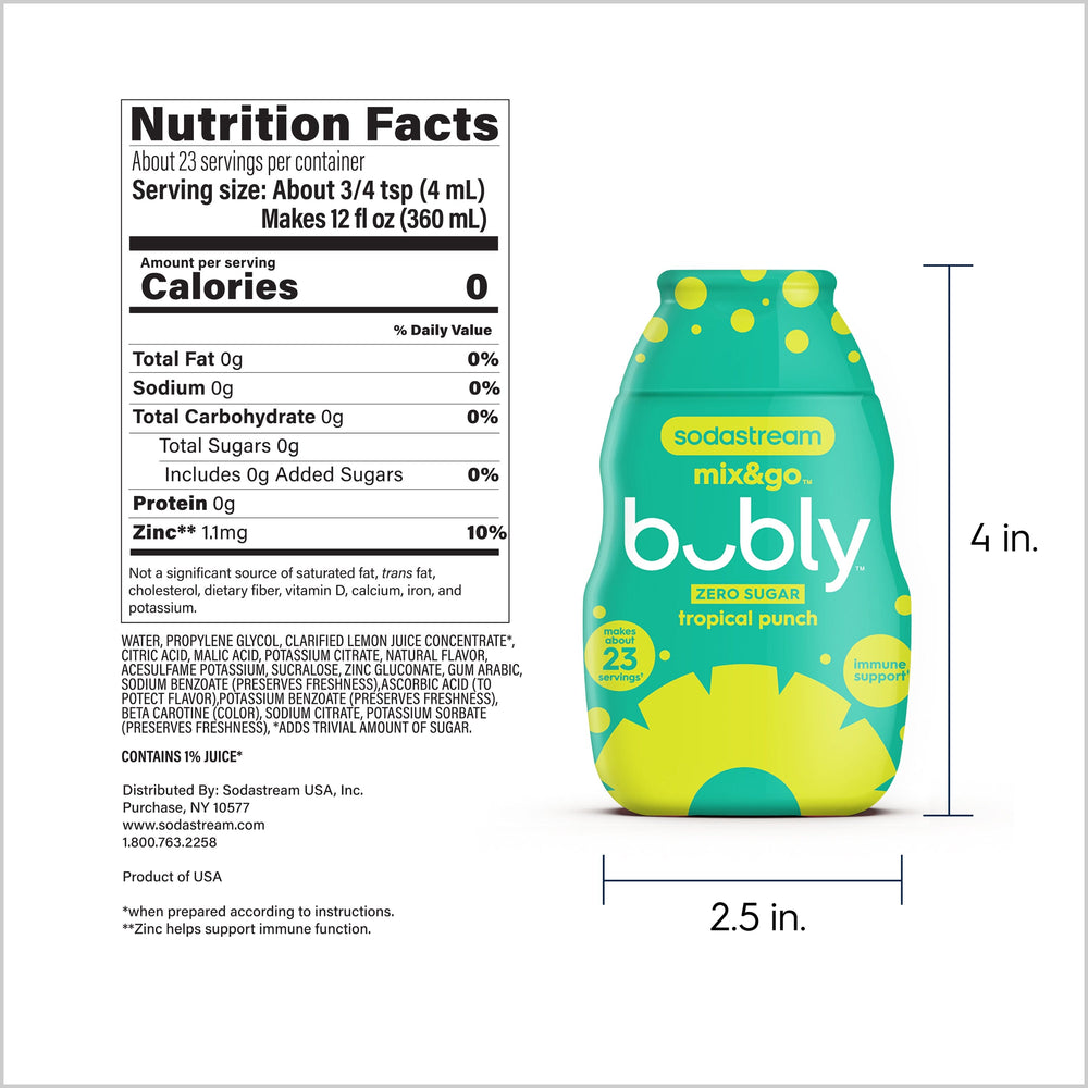 Bubly squeeze Tropical Punch 3pk – 7
