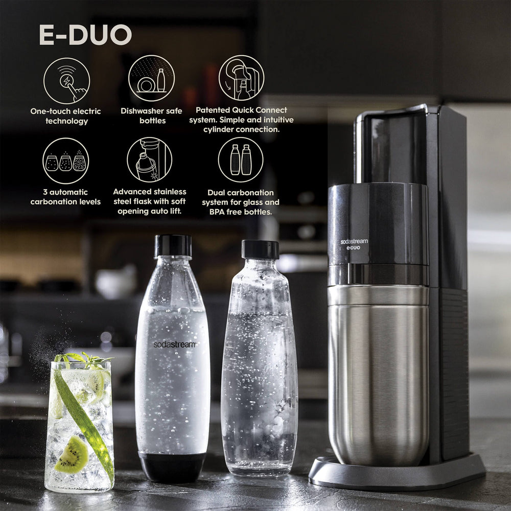 sodastream e-duo sparkling water maker