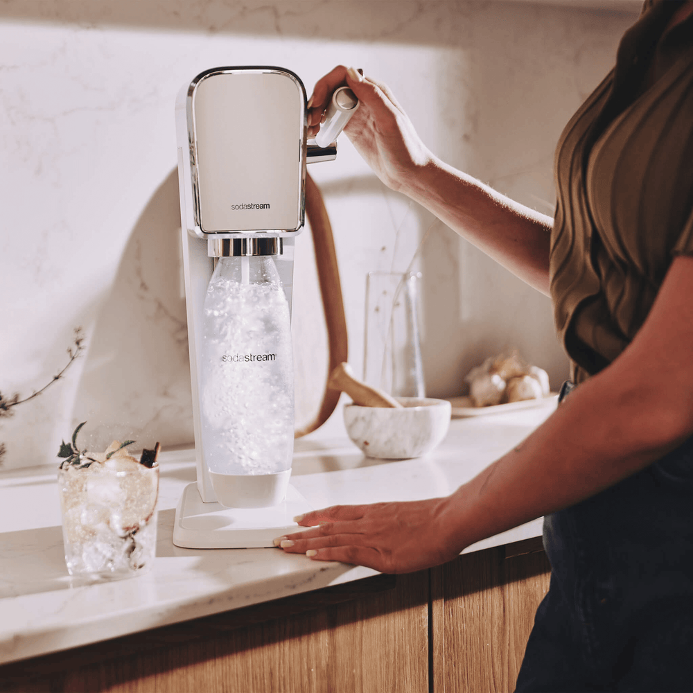 SodaStream Art Sparkling Water Maker + Quick Connect Cylinder