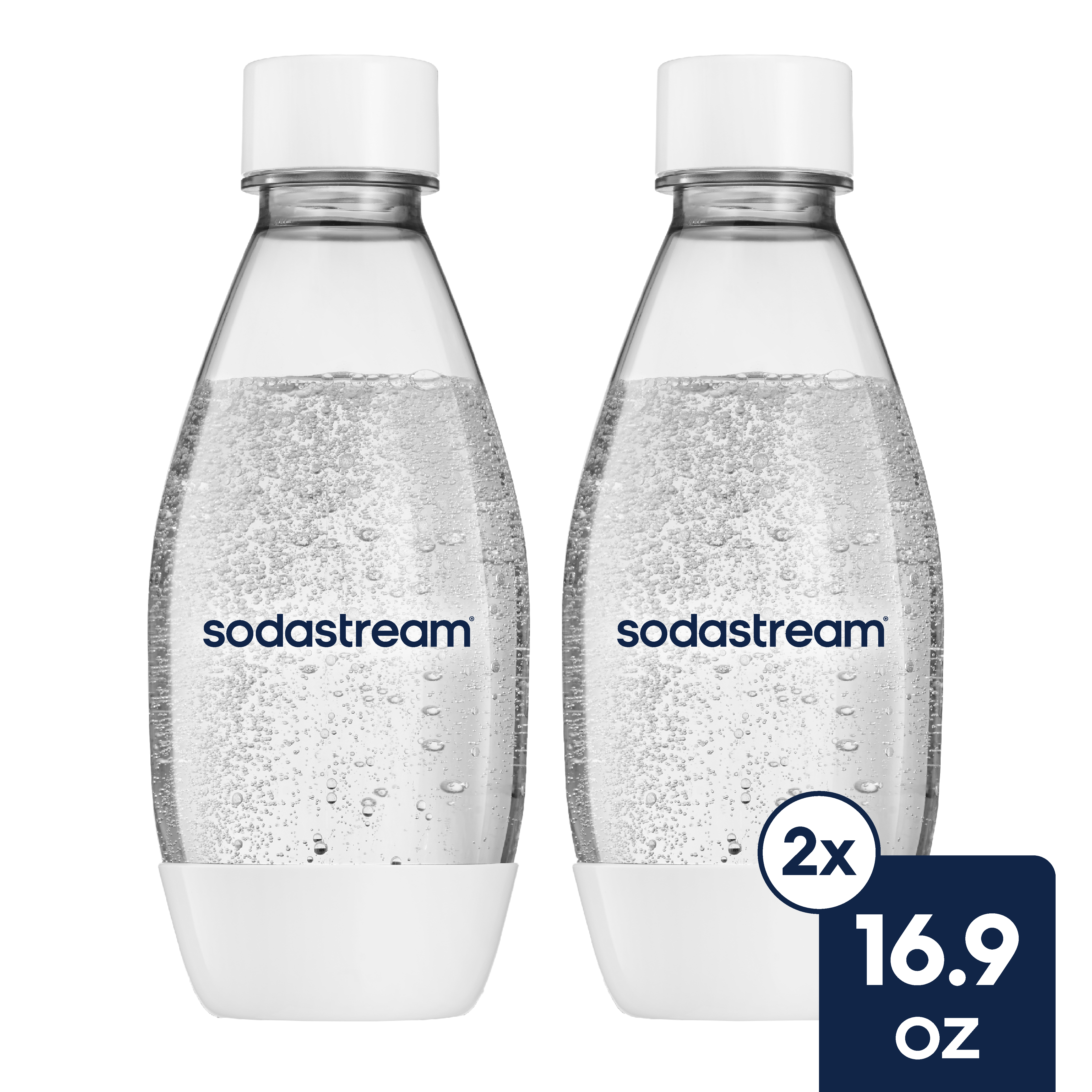 0.5 L White Bottles Twin Pack sodastream