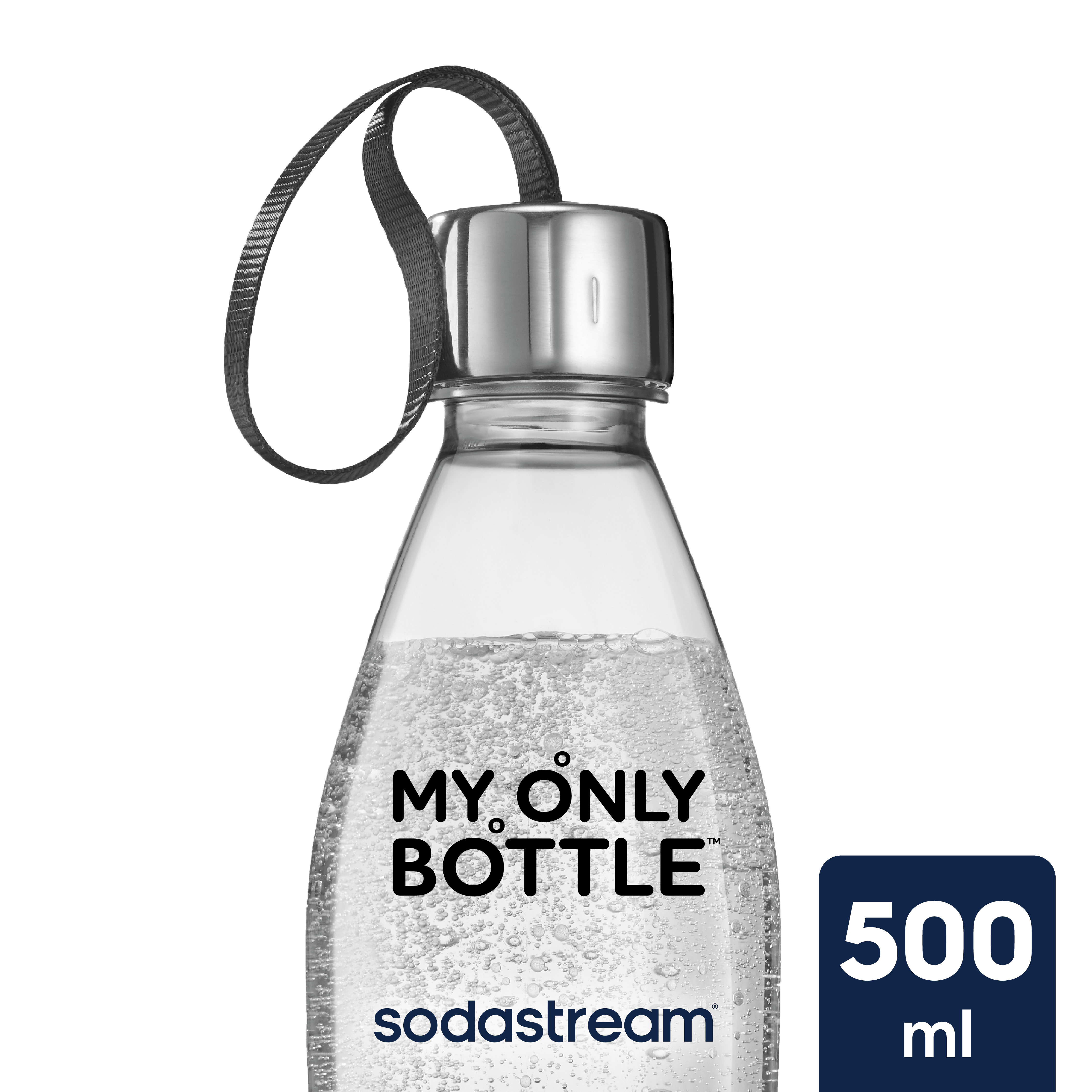 0.5 Liter Dishwasher Safe Bottle - Black sodastream