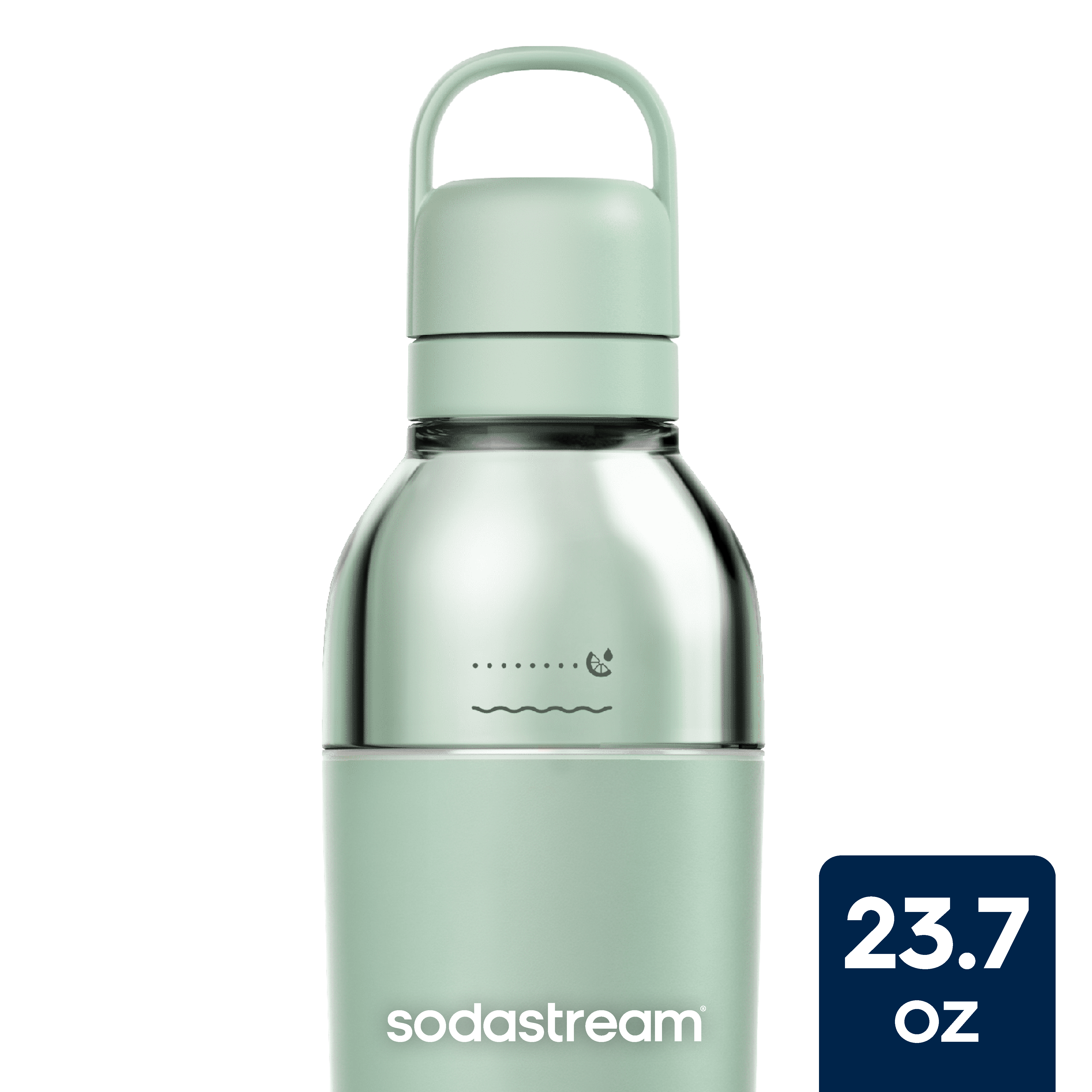 Sodastream Fizz & Go™ Easy Mix Insulated Stainless Steel Bottle Mint 23.7 oz sodastream