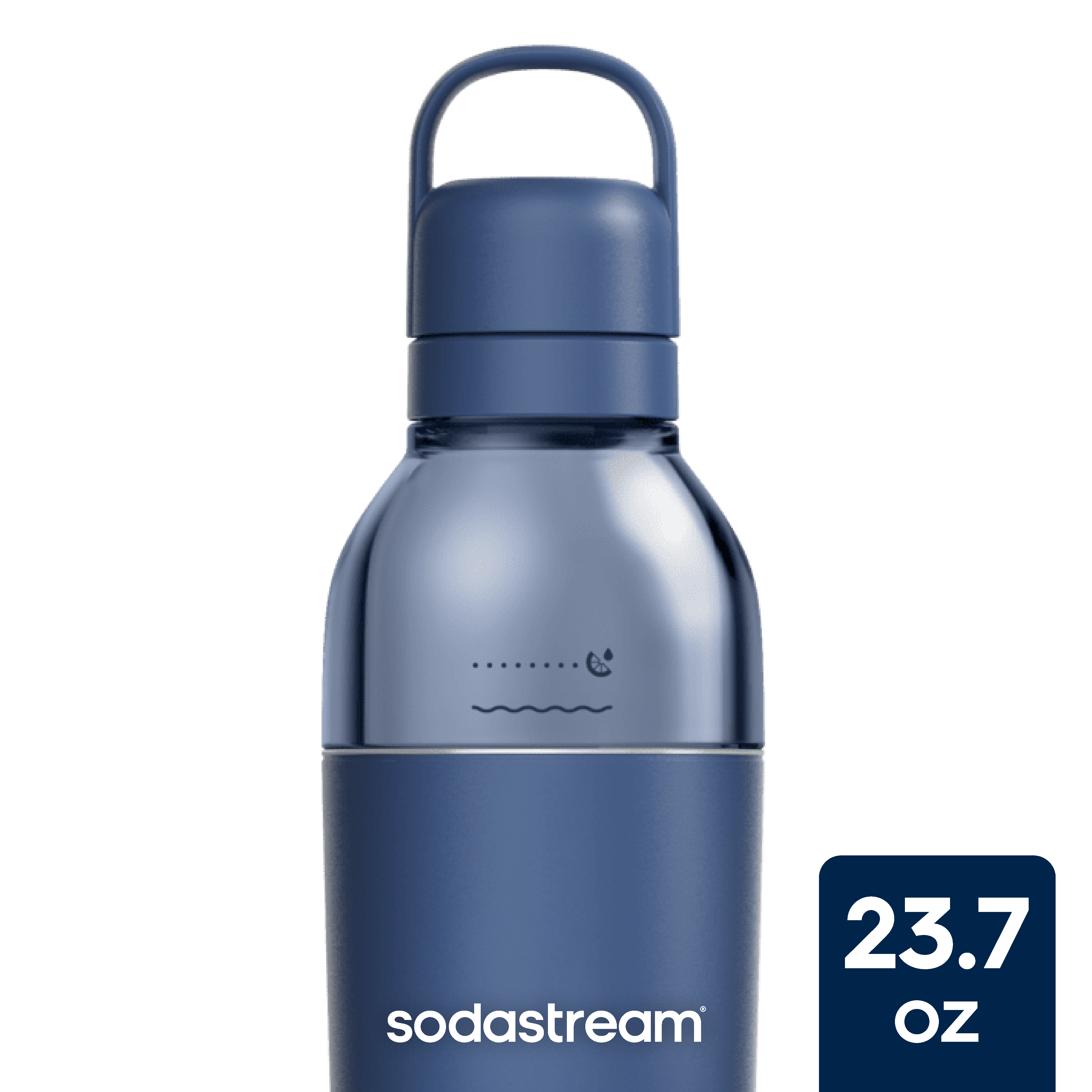 Sodastream Fizz & Go™ Easy Mix Insulated Stainless Steel Bottle Storm Blue 23.7 oz sodastream