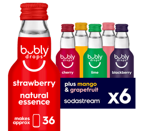 Sodastream bubly drops® Tropical Original Variety Natural Flavor Essence 6 Pack 40ml - final sale