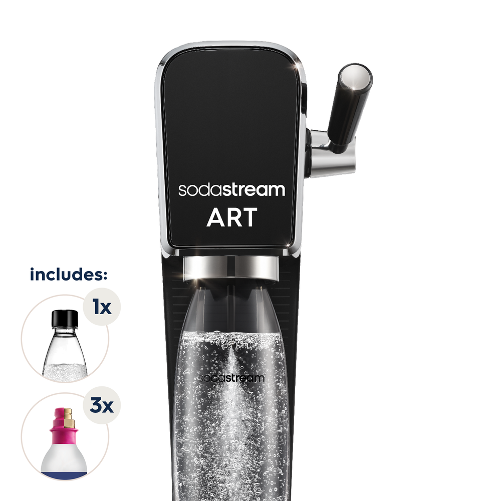 sodastream art black carbonation bundle