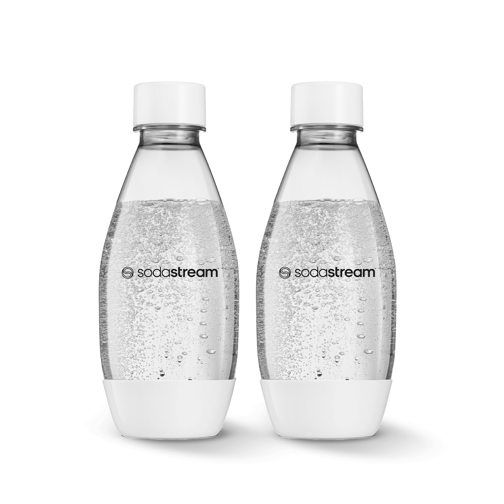 SodaStream 0.5L Slim Dishwasher Safe Bottles Twin Pack - White sodastream