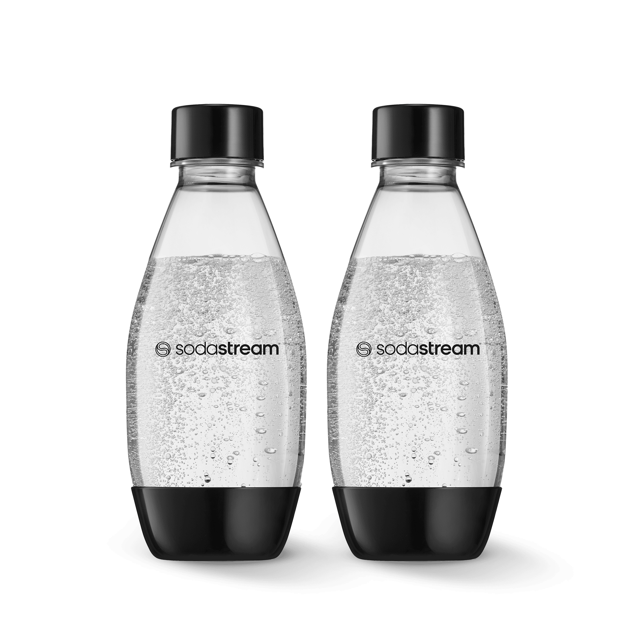 0.5 L Black Bottles Twin Pack