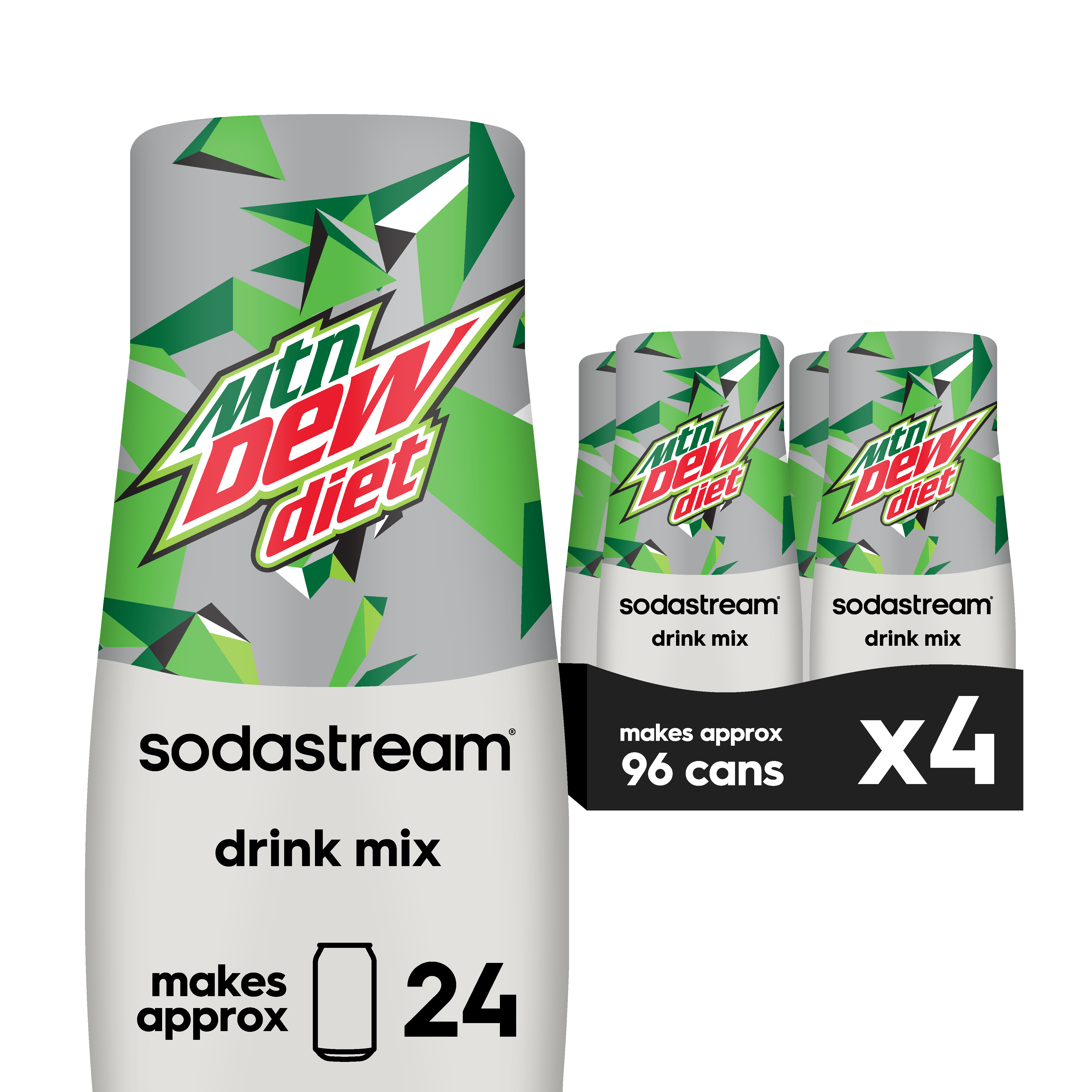 SodaStream® Diet MTN DEW® Drink Mix - 4PK