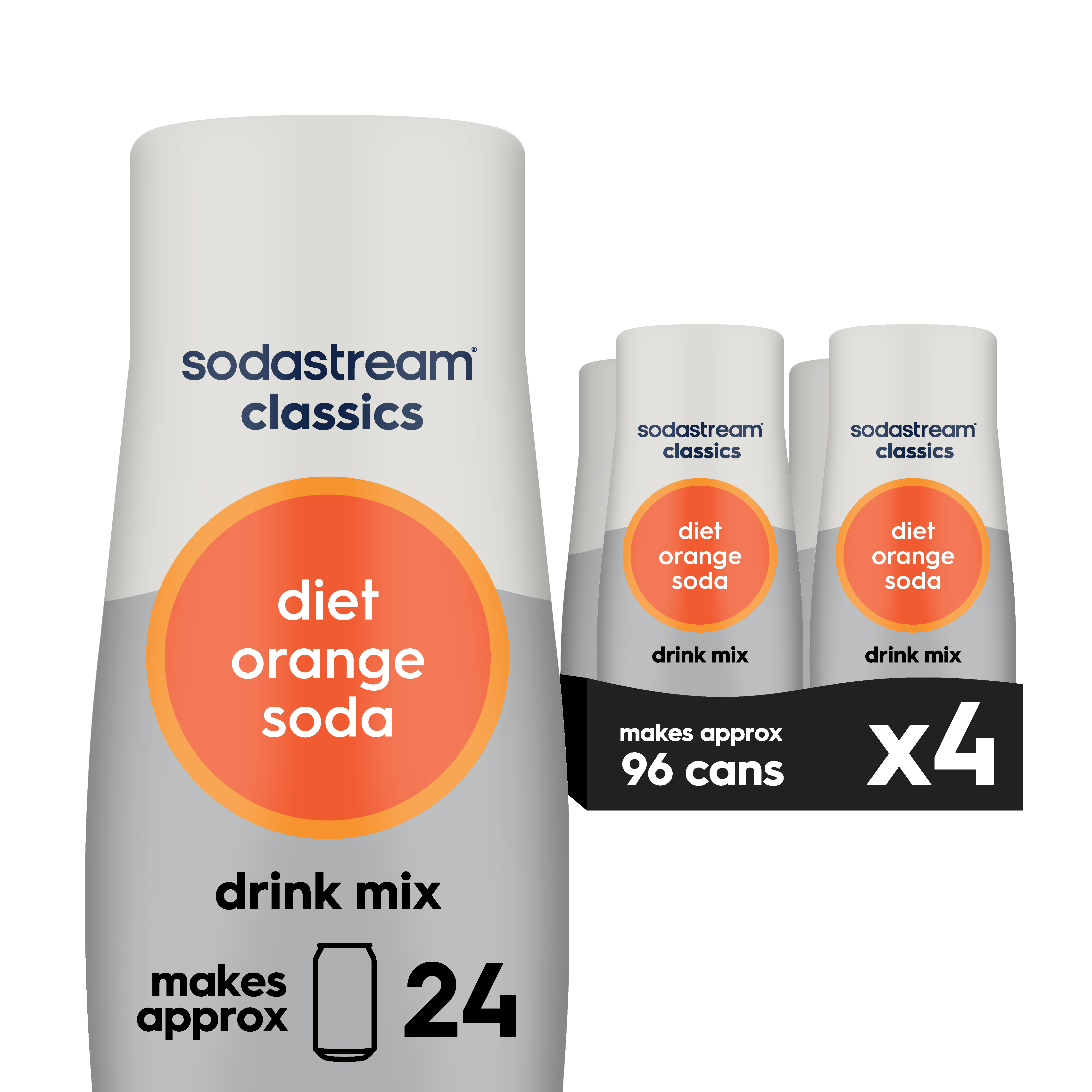 Diet Orange 4 Pack sodastream
