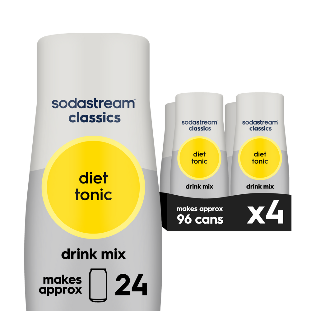 Sodastream Classics Diet Tonic Drink Mix 4 Pack 440ml
