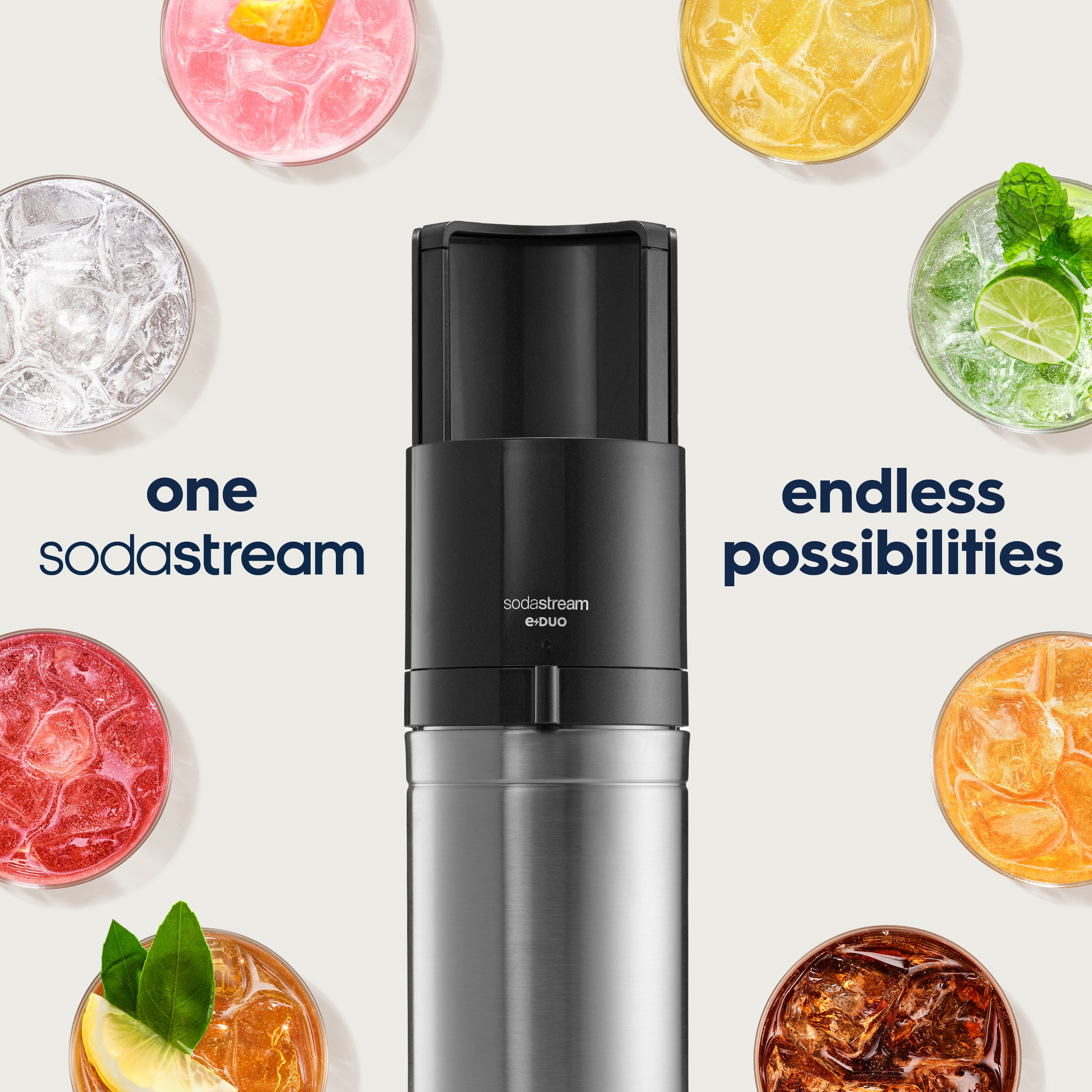 chibita　sodastream duo SSM1084 SodaStream E-DUO Sparkling Water Maker With Glass Bottles
