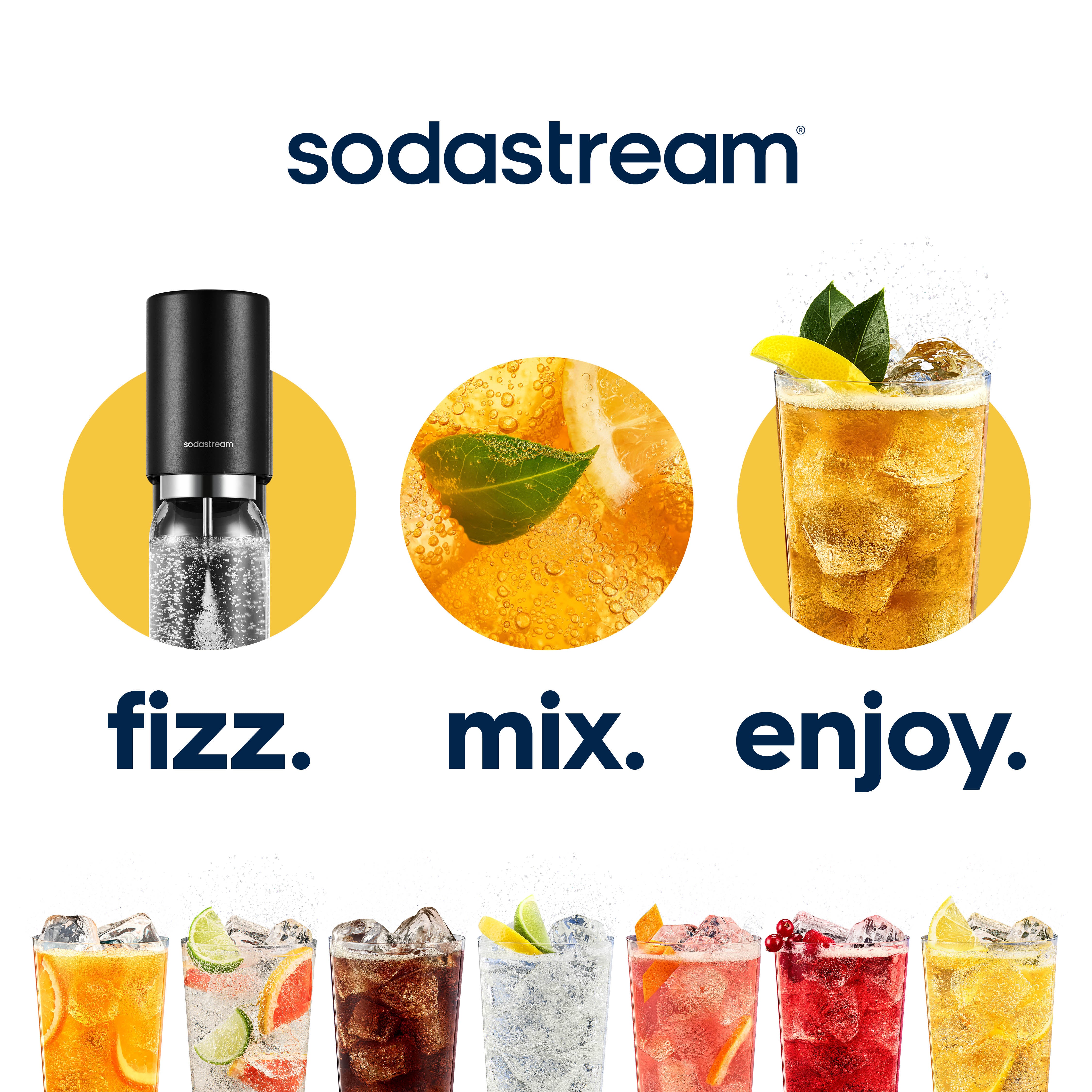 ぴ【新品】sodastream Genesis v3 SSM1081 SodaStream SodaStream Genesis Metallic Black Sparkling Water