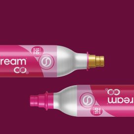 thumbnail image 2 of SodaStream CO2 Cylinder Twin Pack – Screw-In Type – Brand New Full Tanks 2 of 5