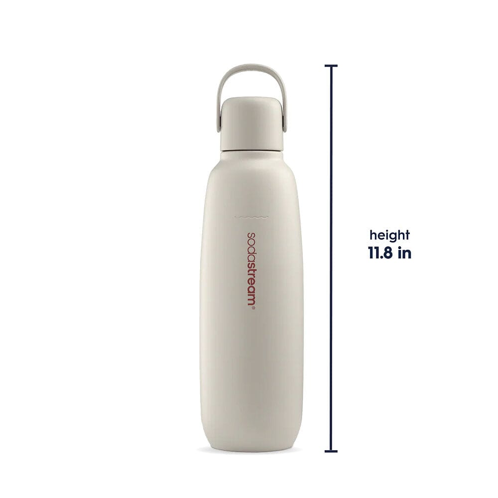 Sodastream Fizz & Go Insulated Stainless Steel Bottle Sand 30.4 oz