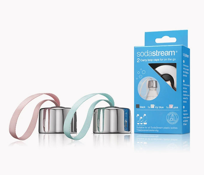 Loop Bottle Caps 2Pack Blue Pink