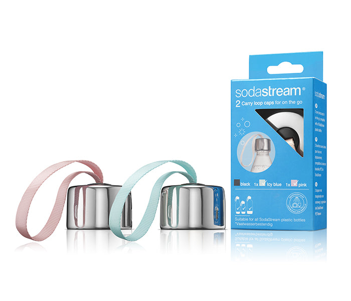 Loop Bottle Caps 2Pack Blue Pink