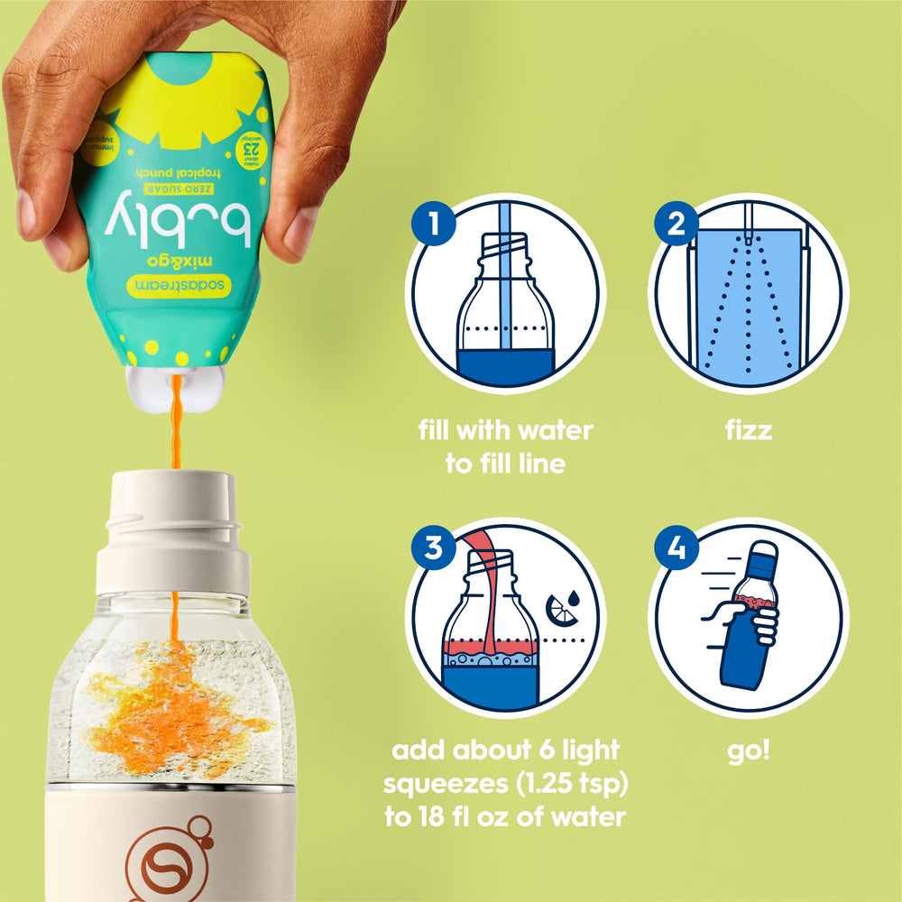 Sodastream mix&go™ bubly™ Tropical Punch Liquid Water Enhancer 92ml – 6