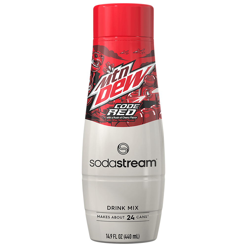 Sodastream MTN DEW Code Red Cherry Drink Mix 440ml