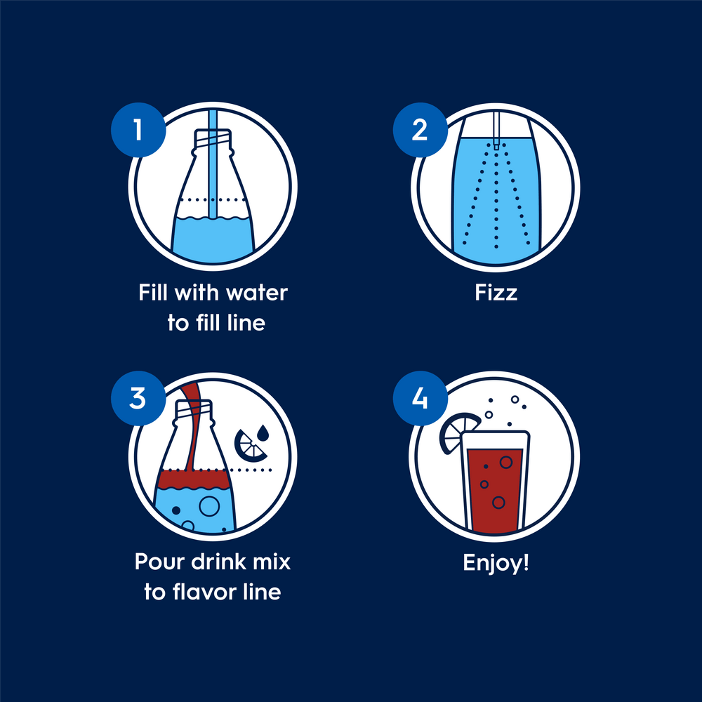 Sodastream Diet Pepsi® Caffeine Free Drink Mix 440ml