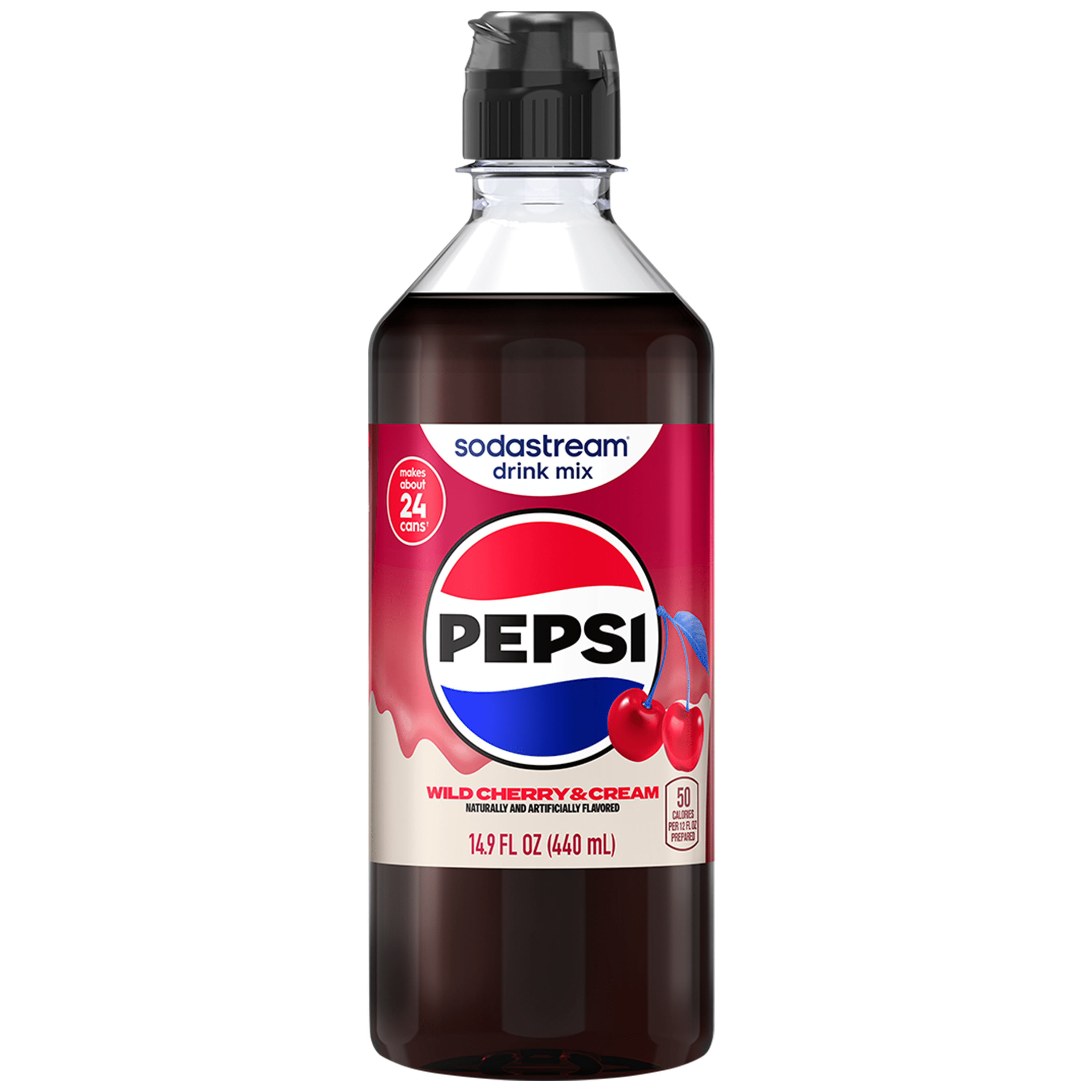 Sodastream Pepsi® Wild Cherry & Cream Drink Mix 440ml sodastream