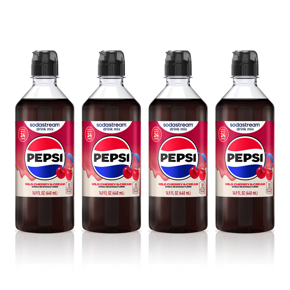Sodastream Pepsi® Wild Cherry & Cream 4 Pack Drink Mix 4 x 440ml