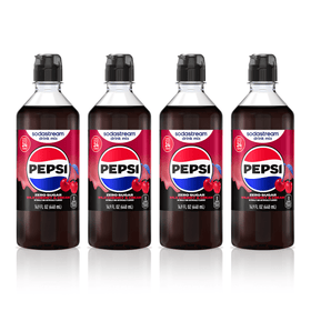 Sodastream Pepsi® Wild Cherry & Cream Zero Sugar 4 Pack Drink Mix 4 x 440ml