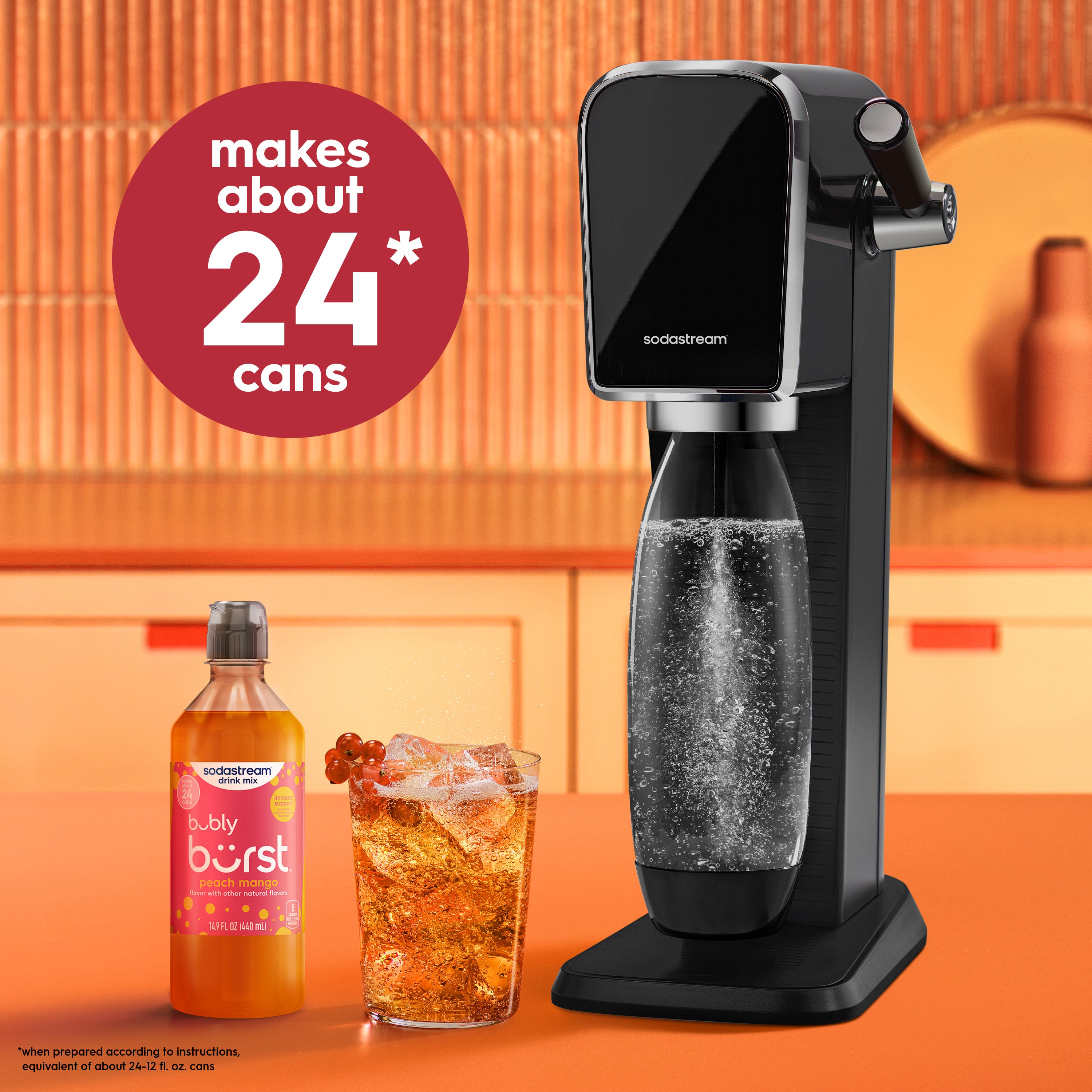 SodaStream blackberrybubly drops™ Peach Mango for Sparkling Water